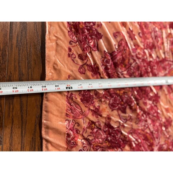 NEW Torrid Velvet Burnout Pink Red Whimsy Goth Fairy Kimono Cardigan Shawl Sheer - Picture 12 of 16